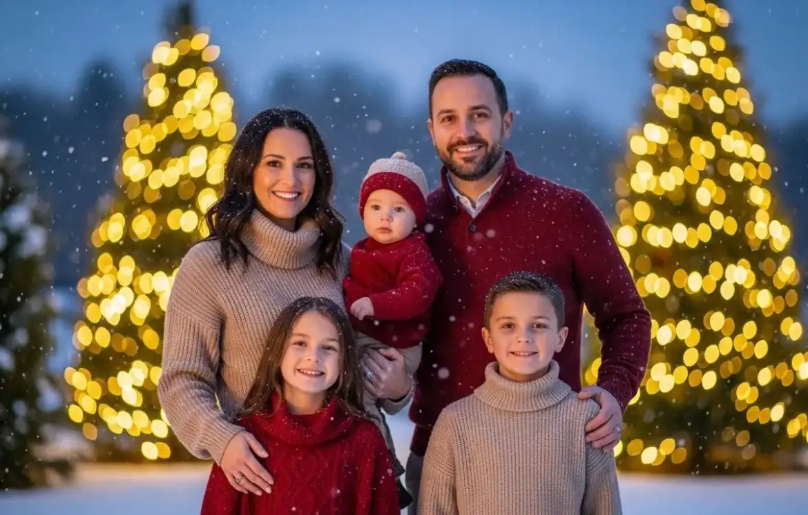 22 Family Christmas Photo Outfits That Pop on Camera 22 Family Christmas Photo Outfits That Pop on Camera