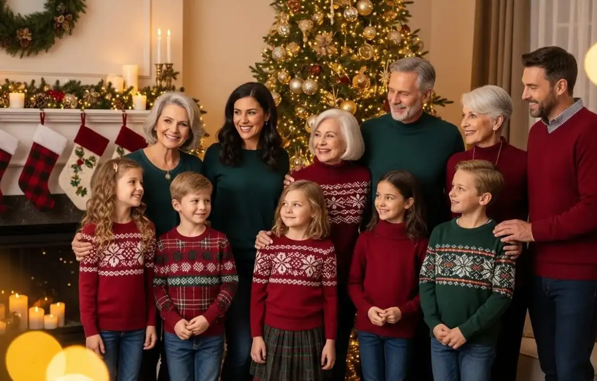 22 Matching Family Christmas Outfit Ideas for Every Size
