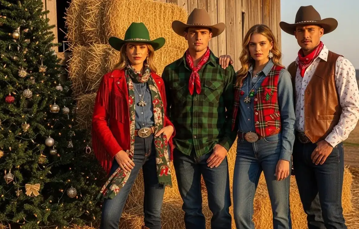 22 Western Christmas Outfit Ideas for a Fun Twist 22 Western Christmas Outfit Ideas for a Fun Twist