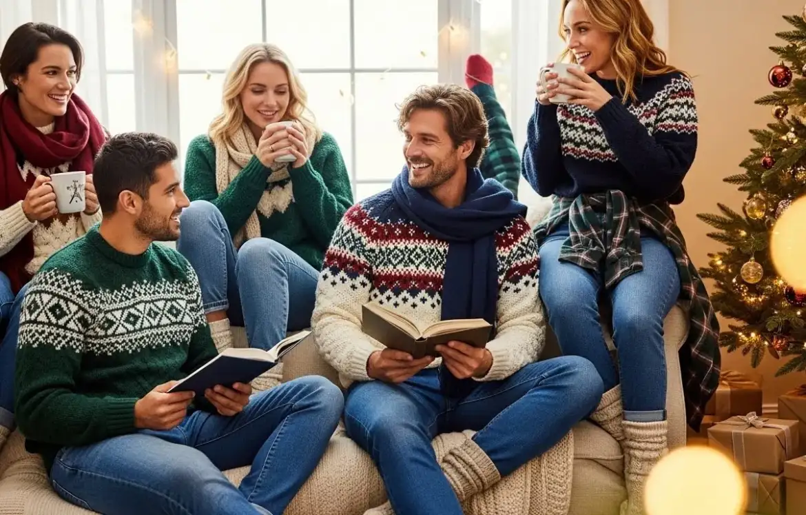 25 Casual Christmas Outfit Ideas for Home and Street Style 25 Casual Christmas Outfit Ideas for Home and Street Style